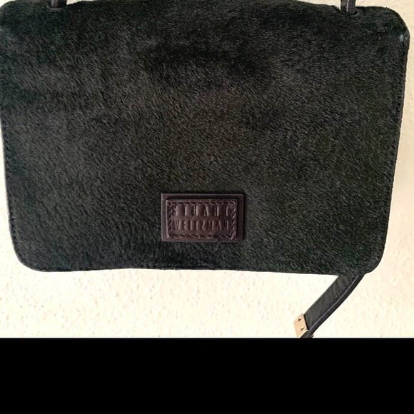 Stuart Weitzman Green Pony Hair Crossbody Bag - Picture 6 of 12